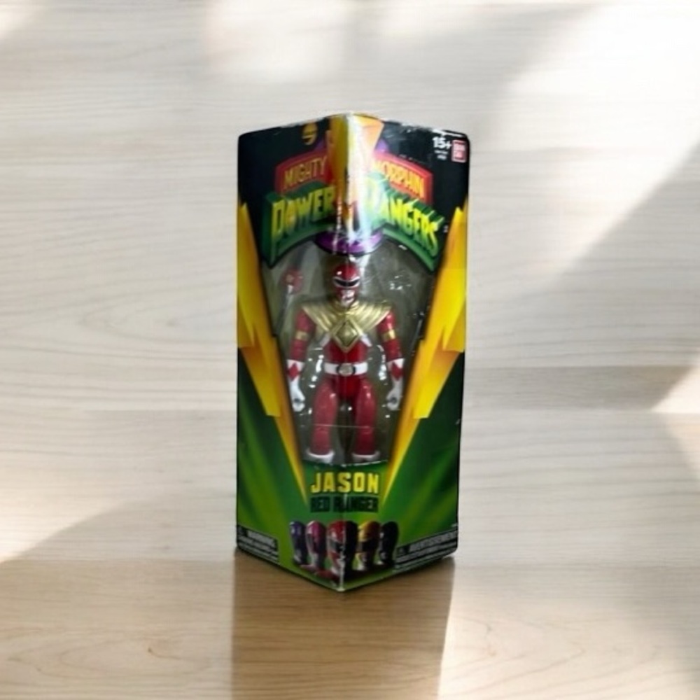 MIGHTY MORPHIN POWER RANGERS JASON RED RANGER COLLECTIBLE FIGURE (NWT/NIB)
